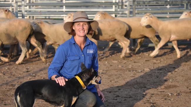 Isabele Roberts, from Cudal, NSW runs the Ridgehaven Poll Dorset stud. Pictures: Supplied