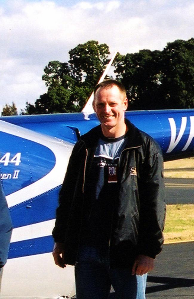 Pilot Justin Wallace, 37, died along with property owner Brian Oxenford.