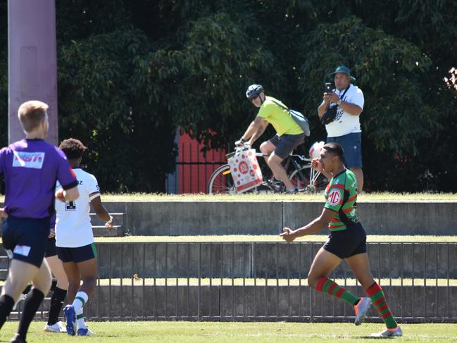 Tyrone Munro of the Rabbitohs. Picture: Sean Teuma/NewsLocal