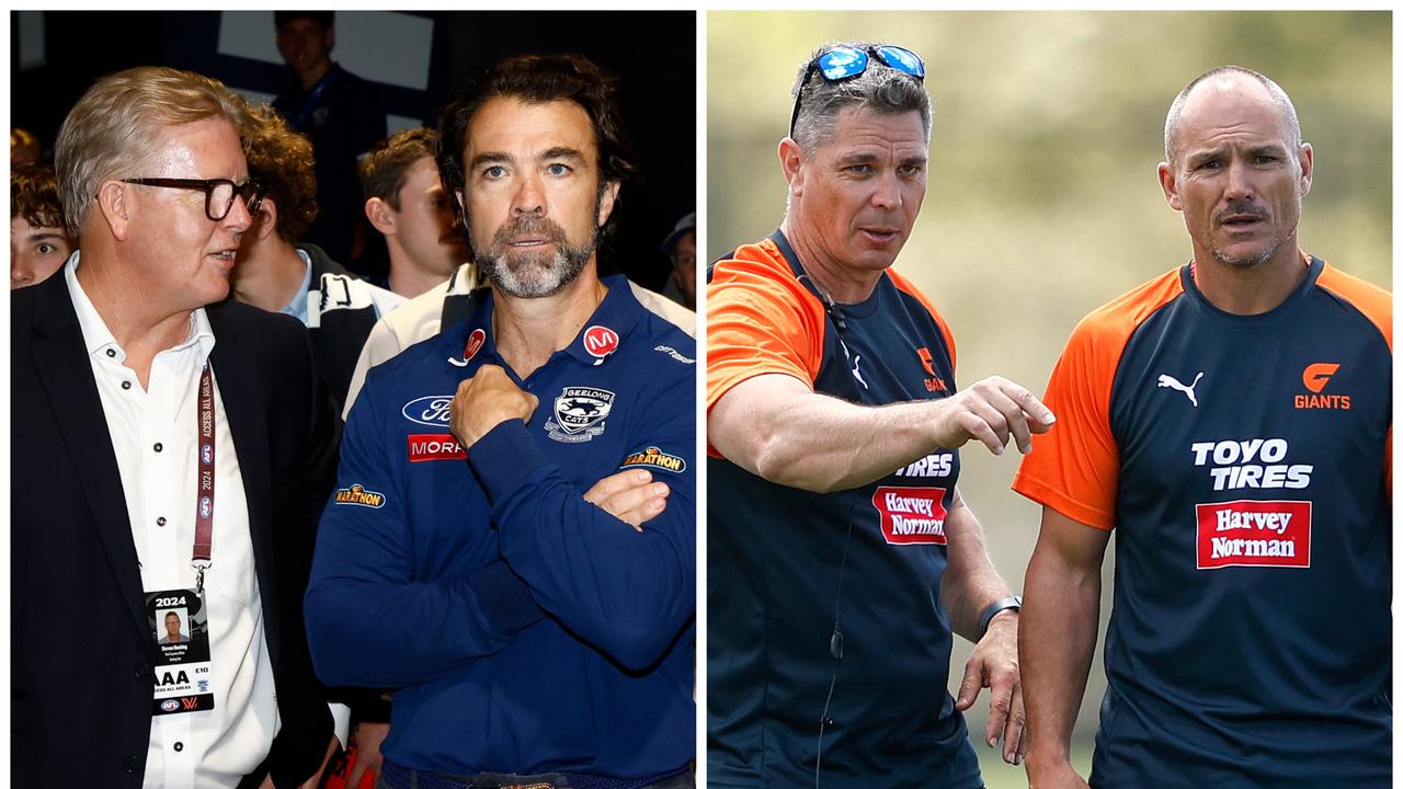 Chris Scott has commented on a pair of controversial rule changes, while Adam Kingsley talked up his top assistant for West Coast's vacancy.