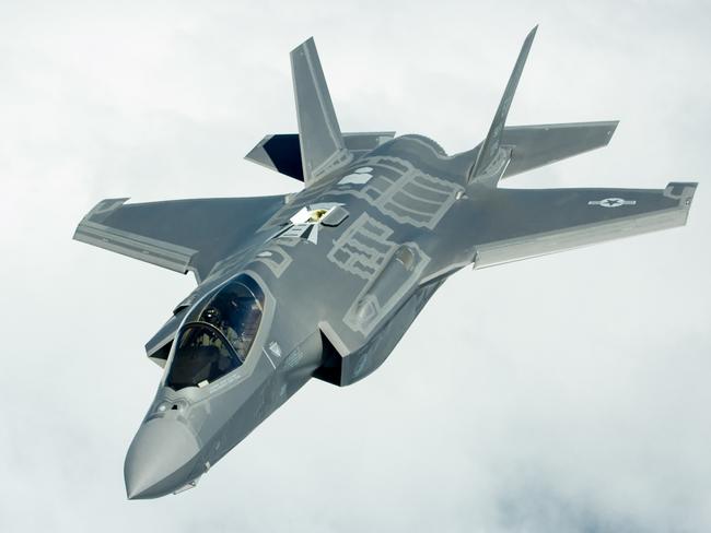 View of the SRC F-35 jet from above. Picture: SUPPLIED