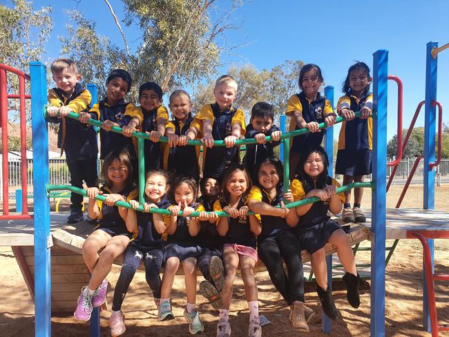 BRADSHAW PRIMARY SCHOOL: TRANSITION JELLYMAN. BACK ROW (L-R): Oscar Mowles, Abel George, Jeremy Philip, Kaycee Armstrong, Aeden McArthur, Kingston Tupaea, Caitlyn Forrester, Alaina Augustine. FRONT ROW (L-R): Charlotte Walters, Kyesha Warburton-Shields, Hilda Wright, Mohammed Malik, Kiah Kenny, Jamekwah Hayes, Reena Molina. ABSENT: Jaxson Cowham, Taylor Bell, Gabriel Franey, Taha Tauhid