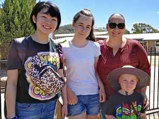 Shiwa students visit Stanthorpe State High School. Picture: Contributed