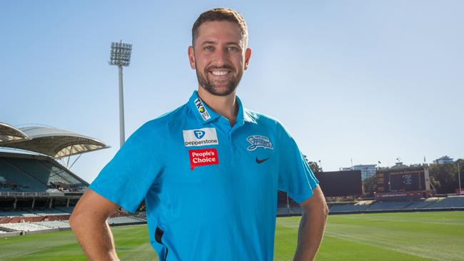 Adelaide Strikers star Matt Short at Adelaide Oval. Picture: Ben Clark