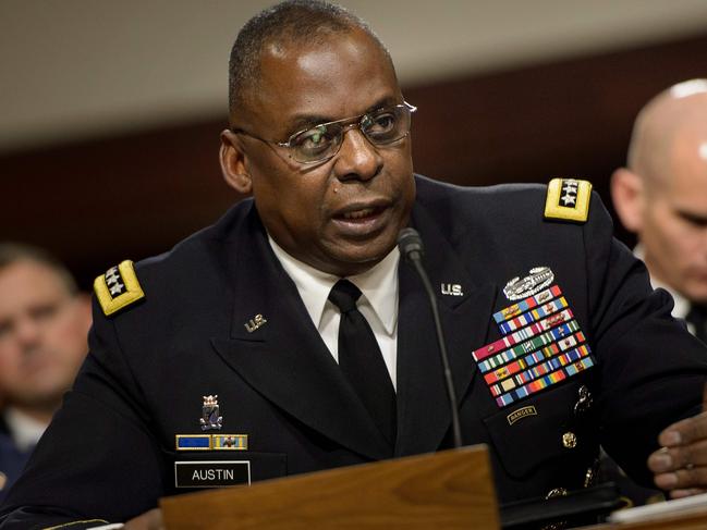 Retired General Lloyd Austin (pictured) will head Joe Biden’s defence team. Picture: AFP