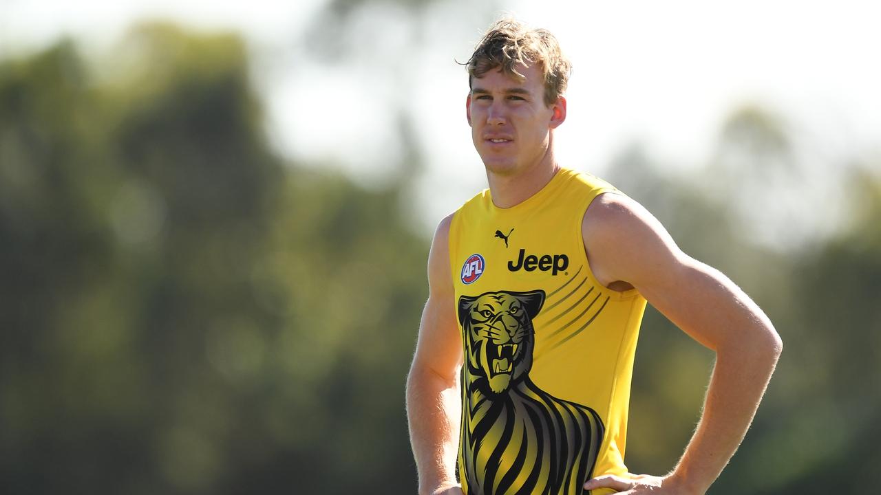 Richmond star Tom Lynch will miss Friday’s qualifying final against the Lions. Picture: Matt Roberts/Getty Images