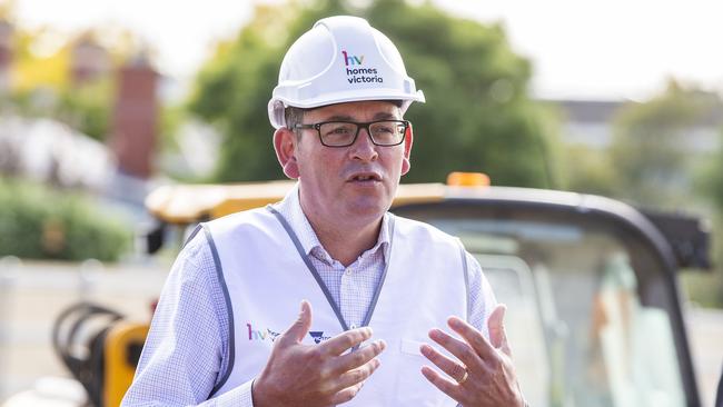 Victorian Premier, Daniel Andrews on Thursday. Picture: Sarah Matray