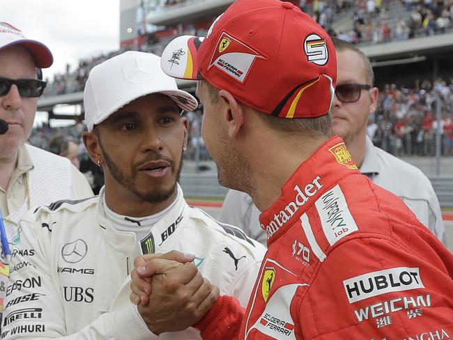 Hamilton has the upper hand in this F1 arm wrestle.