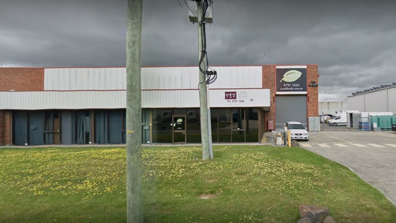 iCook Foods in Dandenong South, which was shut down by the state government. Picture: Google