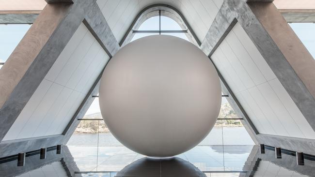 Unseen Seen by James Turrell in Pharos at Mona. Picture: JESSE HUNNIFORD