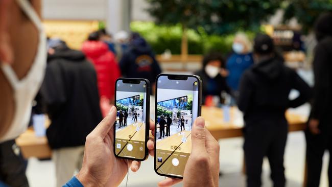 About 98 per cent of customers who purchase an iPhone, which accounts for more than half of revenue, go on to buy another when they come to upgrade their handset, Apple estimates. Picture: Supplied