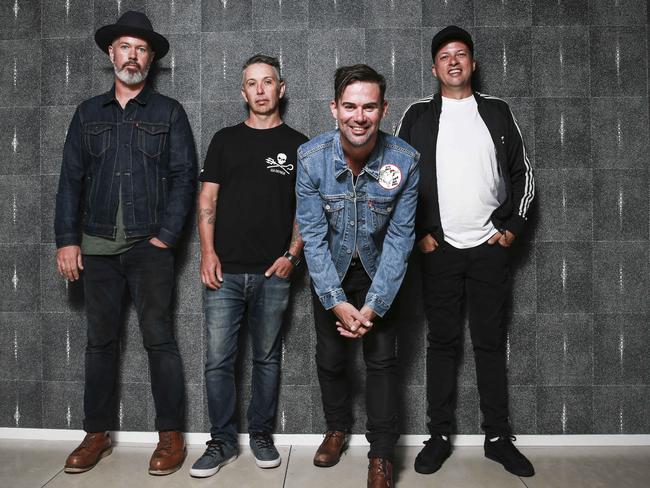 Post-grunge survivors Grinspoon celebrate the 20th anniversary of their debut album. Picture: Dylan Robinson