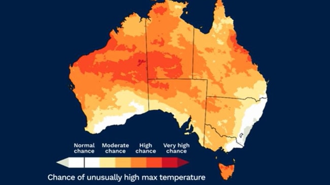 Daytime temperatures could be warmer than usual. Pictures: BOM.