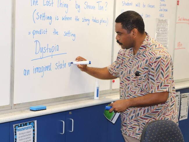 Joel Denduck, 30, graduated from the Fraser Coast campus of the University of the Sunshine Coast with a Bachelor of Primary Education earlier this month.