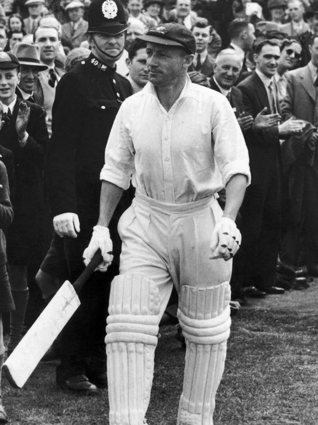 Sir Donald Bradman. Picture: Fox Photos/Getty Images