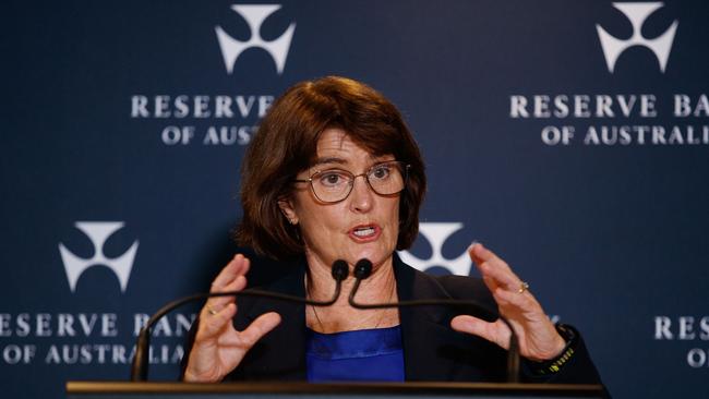 The RBA, led by Michele Bullock, is widely expected to cut rates further. Picture: Nikki Short/NewsWire