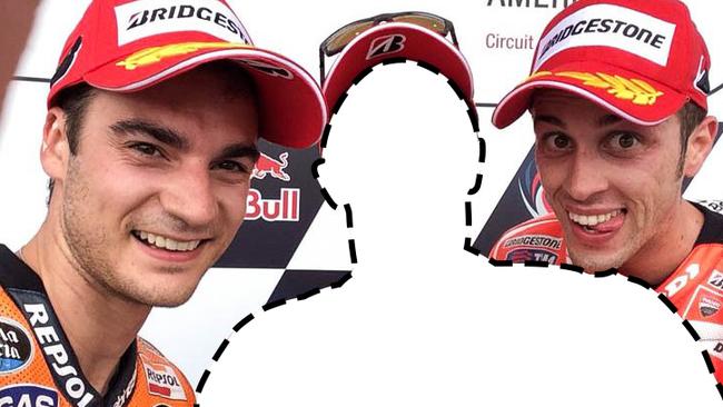 Pedrosa’s Austin podium selfie would’ve featured Bradl.