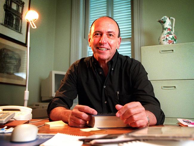 JUNE 2, 2000 : Producer / editor Gerald Stone during 02/06/00 interview regarding his memoirs. Pic Bob Barker.P/