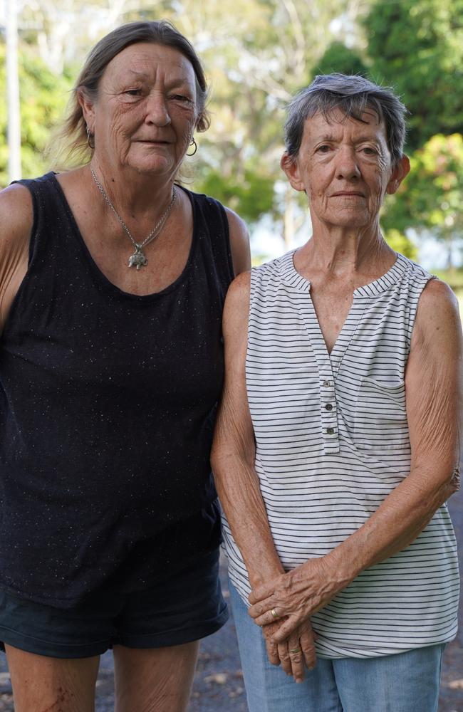 North Queensland Bulk Ports house tenant Marie Berg and private homeowner Betty Hobbs are concerned about what they fear is a 'decimation' of the Louisa Creek community. Picture: Heidi Petith