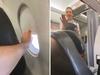 Mid-flight bust-up over plane window