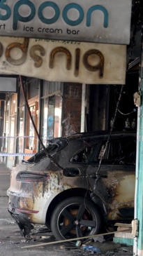 Port Melbourne locals speak following a fire bombing in Port Melbourne