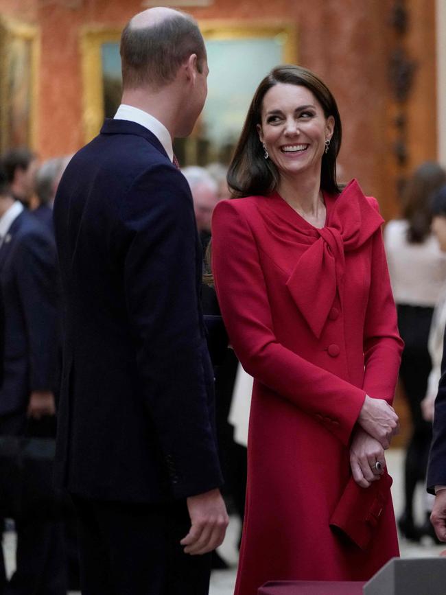 The royals appeared relaxed at the event. Picture: AFP