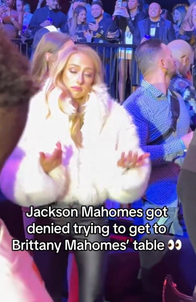 Brittany appeared to shrug after Jackson was denied. Picture: TikTok