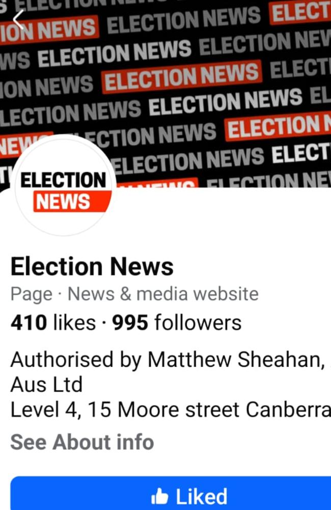 The Election News page, formerly branded as Referendum News, was launched by Advance during The Voice.