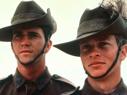 GCS: Mel Gibson. Mark Lee. Gallipoli