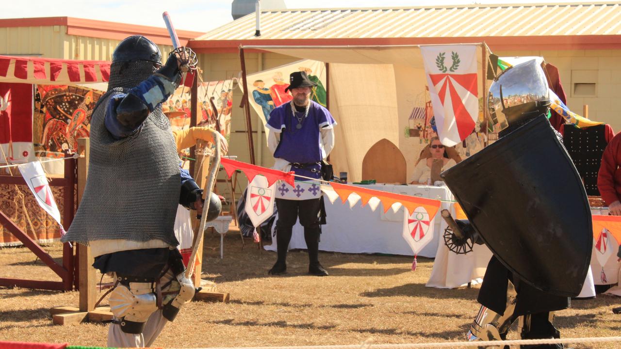 BUNDY SHOW 2021: Medieval battle draws a crowd at the Bundaberg Show.