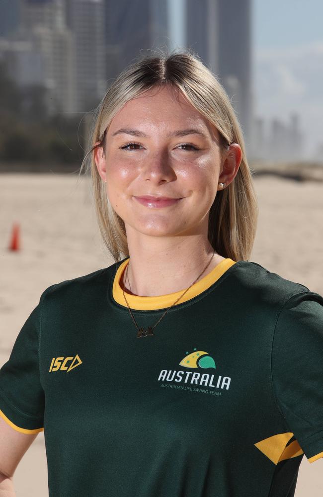 Local surf life saver, Britney Ingr 16, is heading to Italy to represent Australia in the 2022 Life Saving World Championships. Picture Glenn hampson