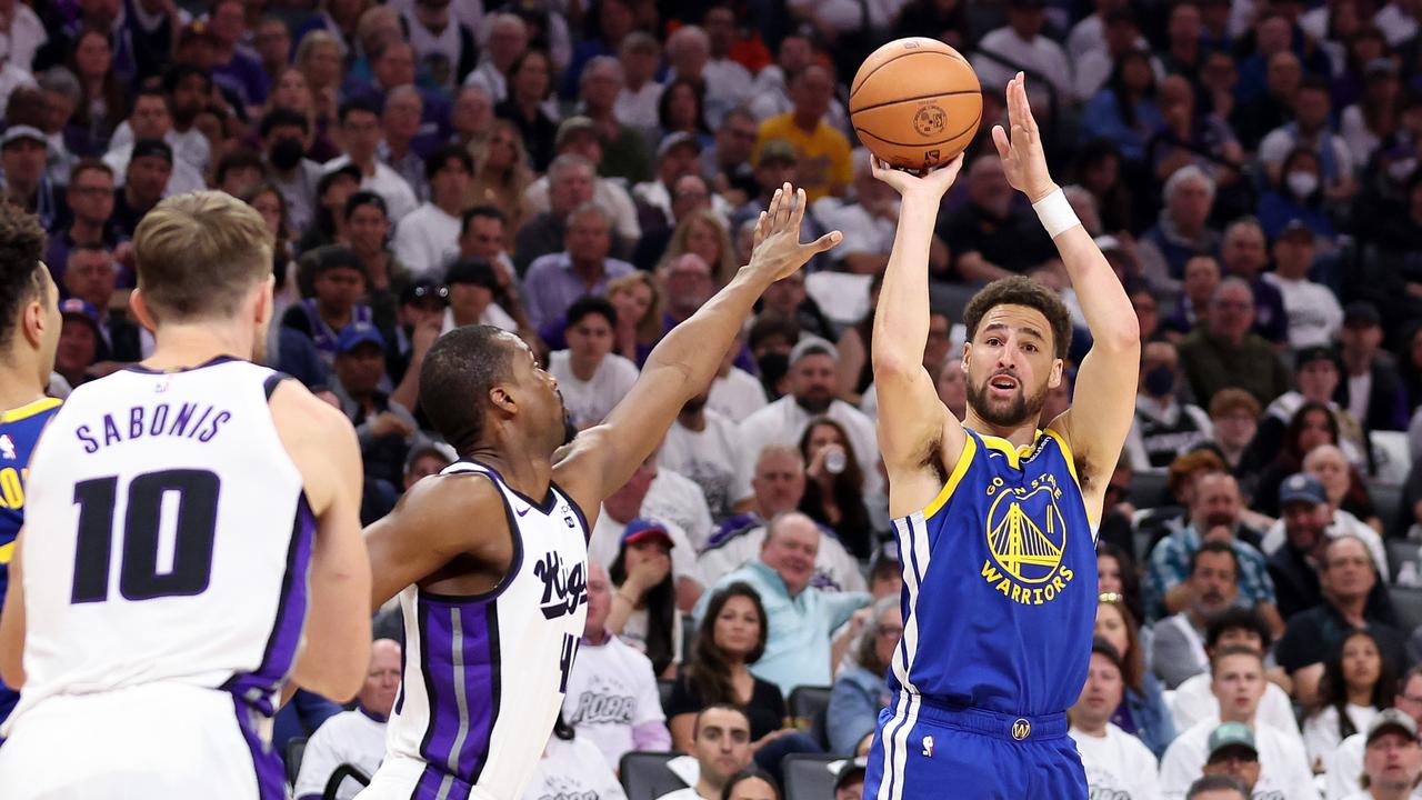 Klay Thompson couldn’t get any shots to fall. (Photo by Ezra Shaw/Getty Images)