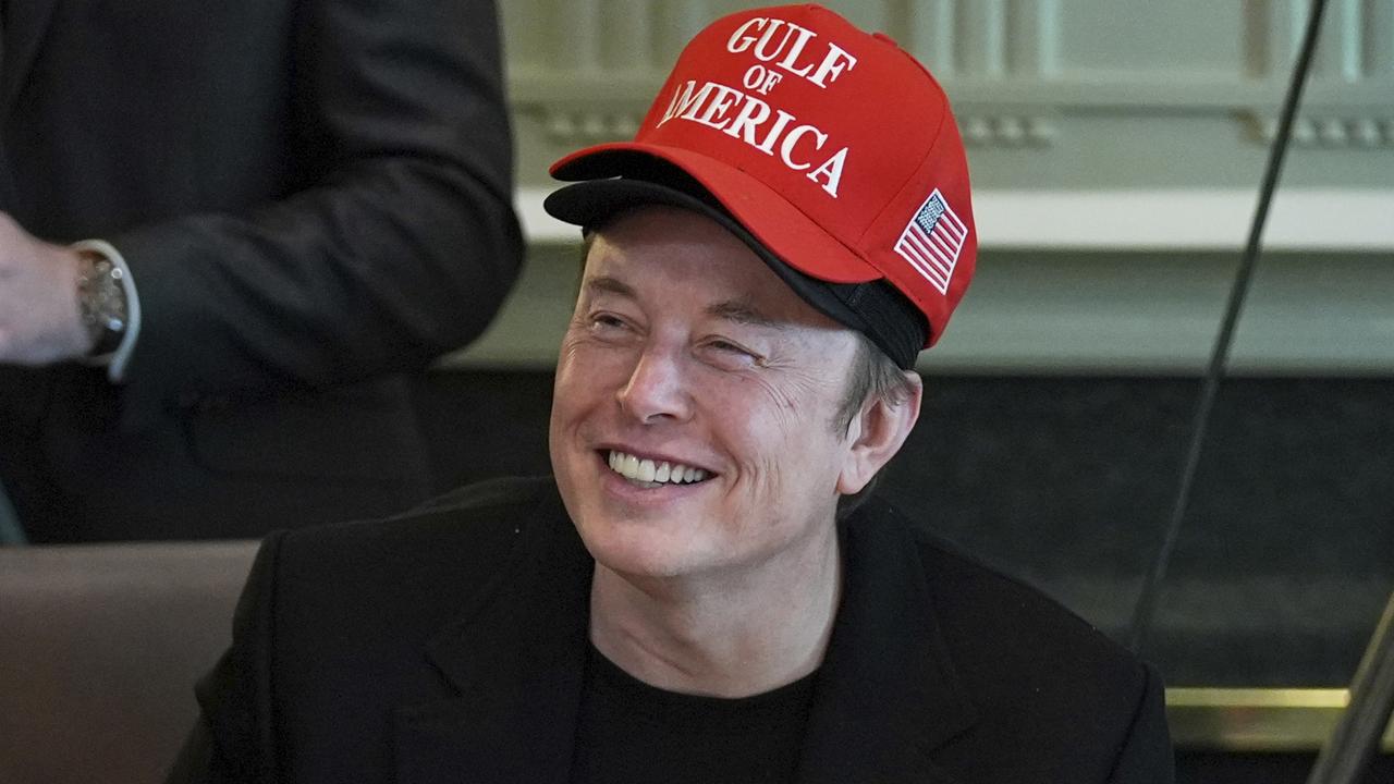 Elon Musk listens during a cabinet meeting at the White House, Wednesday, April 30, 2025, in Washington. (AP Photo/Evan Vucci)