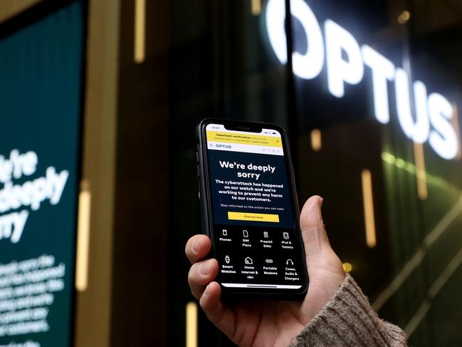 The details of almost 10 million Optus customers were stolen. Picture: Getty Images