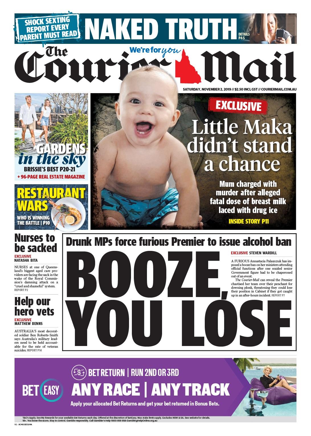 Booze Ban For Ministers Behaving Badly The Courier Mail