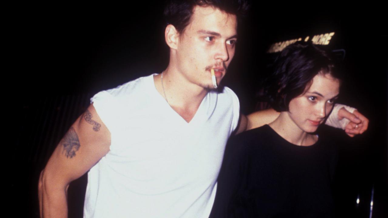 Johnny Depp and Winona Ryder were one of the hottest couples of the 90s. Picture: Getty Images.