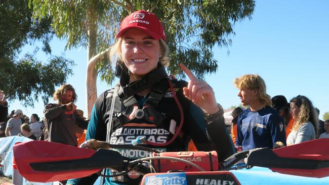 Madi Healey, the 2024 Finke Queen of the Desert. Picture: Gera Kazakov