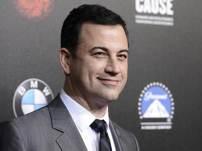 FILE - In this March 20, 2014, file photo, television personality and event host Jimmy Kimmel attends the 2nd Annual "Rebels With a Cause" Gala benefiting the USC Center for Applied Molecular Medicine at Paramount Pictures Studios in Los Angeles. The Oscars finally have a host: Kimmel will emcee the 89th Academy Awards. Kimmel will be hosting the show for the first time, the Academy of Motion Pictures announced Monday, Dec. 5, 2016. (Photo by Dan Steinberg/Invision/AP, File)