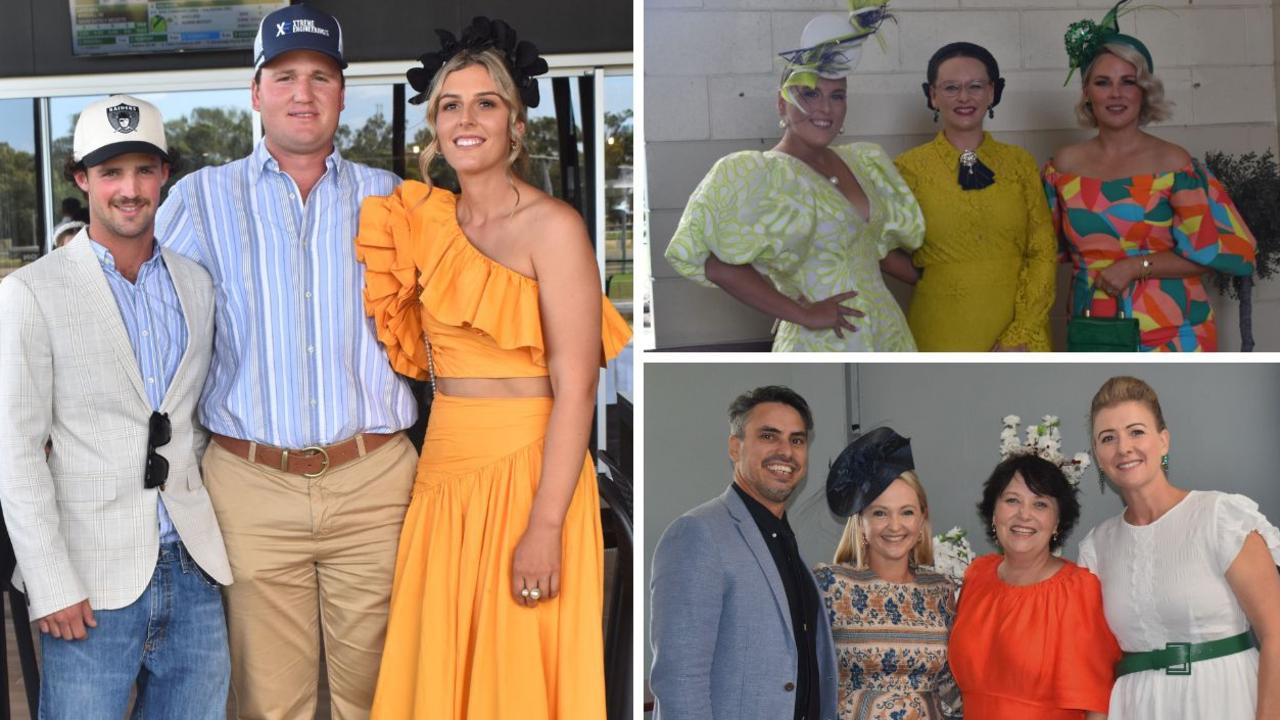 Faces at the Rockhampton Jockey Club St Patrick's Race Day at Callaghan Park on March 16, 2024.