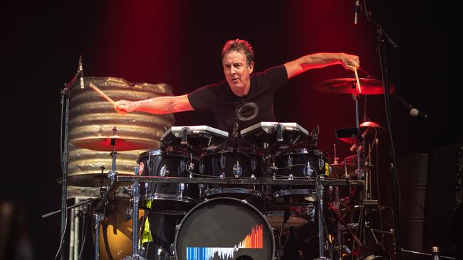 Rob Hirst will pound his tin drum for the final time on their world tour at the Hordern Pavilion on October 3. Picture: Supplied / Kane Hibberd