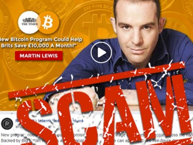 UK money expert Martin Lewis’ image was used in the fake story. Picture: Money Saving Expert blog