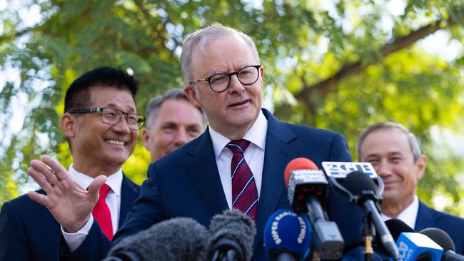 Prime Minister Anthony Albanese has widened his lead as preferred prime minister over Peter Dutton, the latest AFR/Freshwater poll has revealed.Picture: Jason Edwards / NewsWire