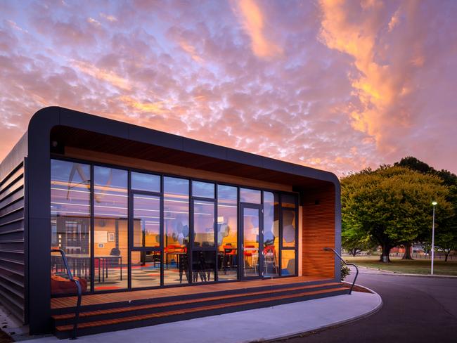 Ulverstone Secondary College Year 11 and 12 by Philp Lighton Architects. Picture: Rob Burnett