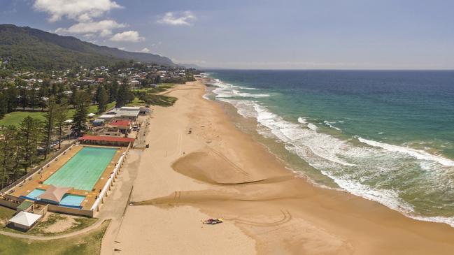 Thirroul Beach, a Whiteley hangout. Picture: Destination NSW