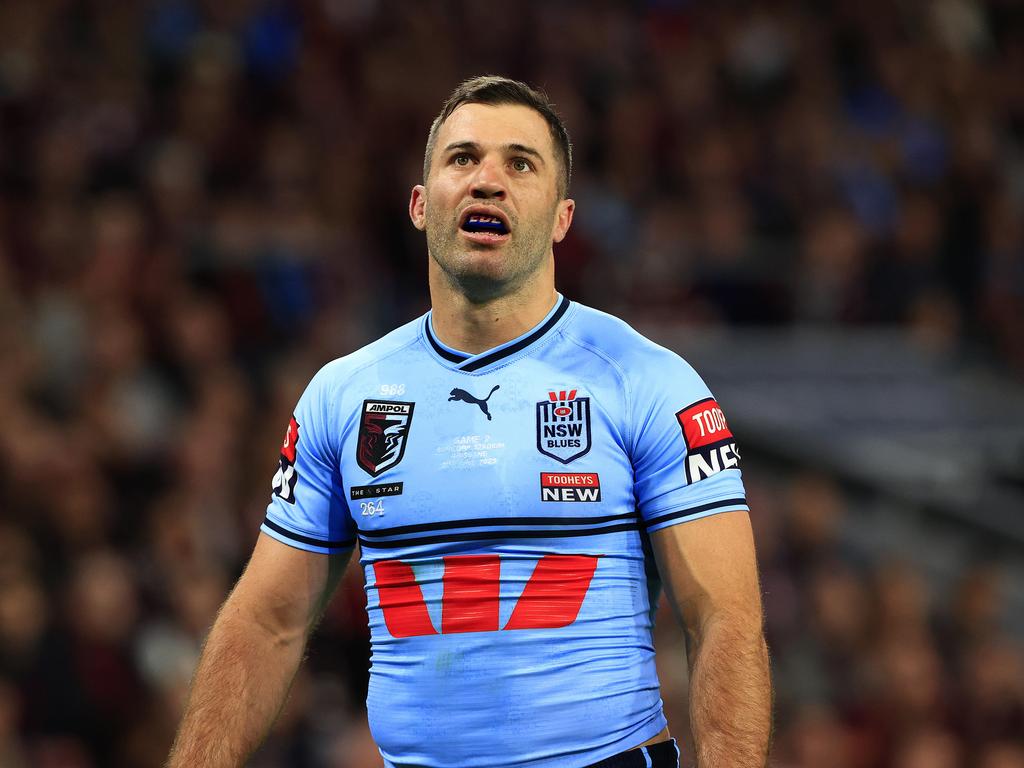 Could James Tedesco’s hold on the Blues No.1 jersey be coming to an end? Picture: Adam Head