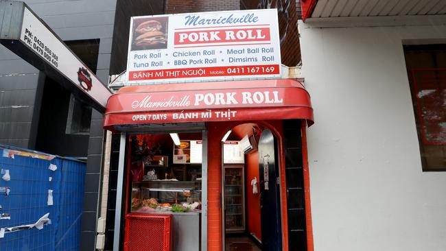 Marrickville Pork Roll has been hit with several fines for food safety breaches. Picture: Jonathan Ng