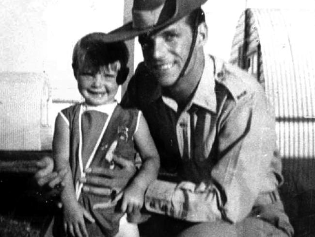 Cheryl Grimmer, pictured with her father John, disappeared from a shower block at Wollongong’s Fairy Meadow beach in 1970.