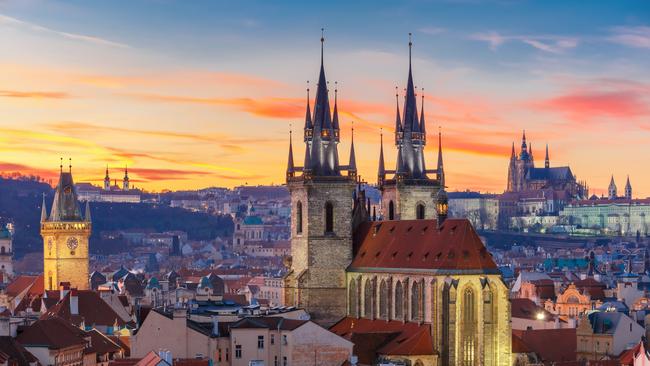 The delights of Prague are part of an itinerary through the Czech Republic to Germany.