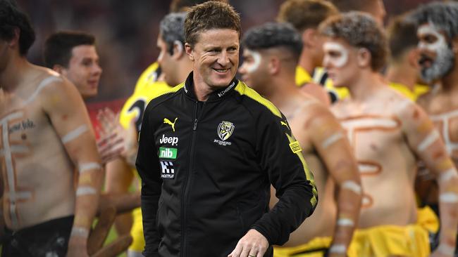 Richmond coach Damien Hardwick.