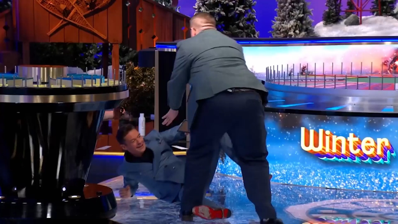 Ryan Seacrest suffers hard fall after emotional contestant wins grand prize